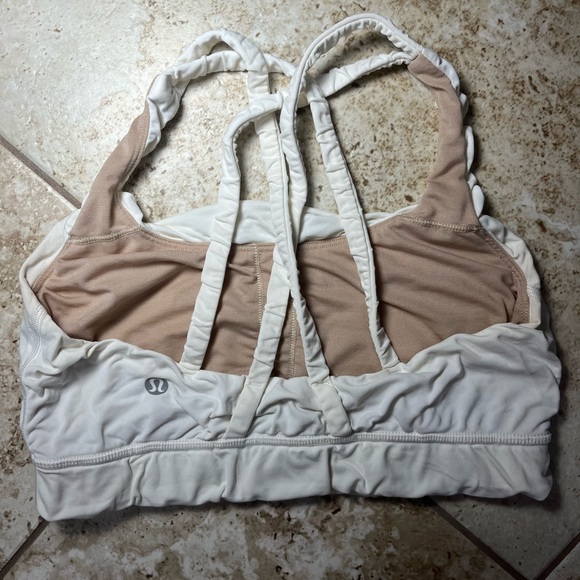 Lululemon Energy Bra - White - Women’s Size 4 - Picture 3 of 8